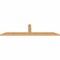 Ekena Millwork Portland Timber Gable Bracket, Western Red Cedar, 108"W x 27"H x 3 1/2"D x 5 1/2"F, 6/12 Pitch GBW108X27X0406POR00SWR - alternate 4